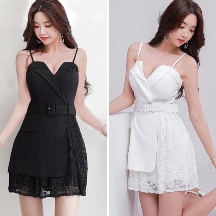 クールでキュートなタキシード風ワンピース(キャバドレス CABARETDRESS… | GRAXIA | 詳細画像2 