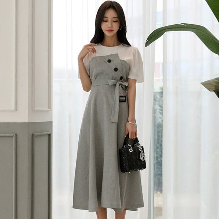 千鳥柄のレイヤード風ワンピース(キャバドレス・CABARETDRESS) | GRAXIA | 詳細画像14 