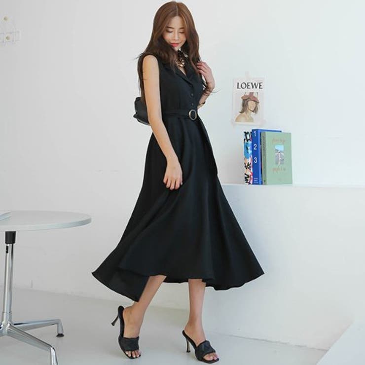 シンプルデザインのノースリーブシャツワンピース(キャバドレス CABARETDR… | GRAXIA | 詳細画像16 