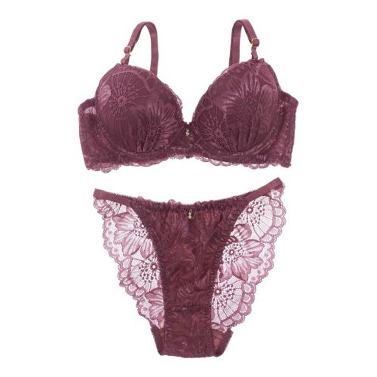 繊細な総レースが大人可愛いを演出するブラ・ショーツセット(ブラセット) | GRAXIA | 詳細画像14 
