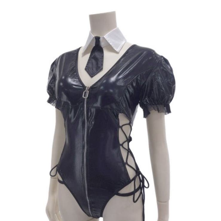 セクシーレースバニーコスプレ SALE [コスプレ] レイヤードレース袖ありチェーン編み上げ