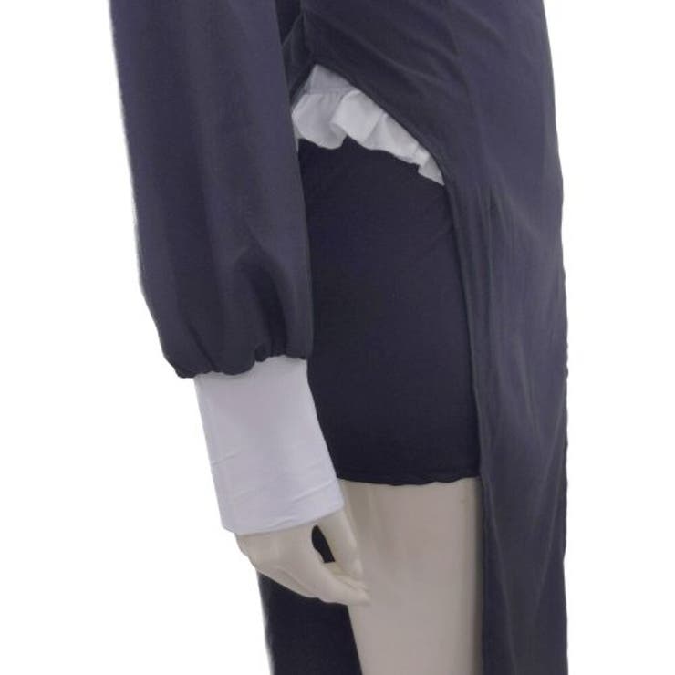 深めのスリットから覗くフリルにキュンとするシスター風コスプレ(COSPLAY) | GRAXIA | 詳細画像14 