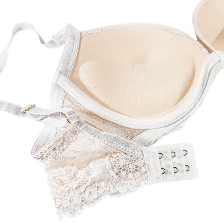 チュールとフラワーレースの繊細な魅力引き立つブラ・ショーツセット（ブラセット） | GRAXIA | 詳細画像14 