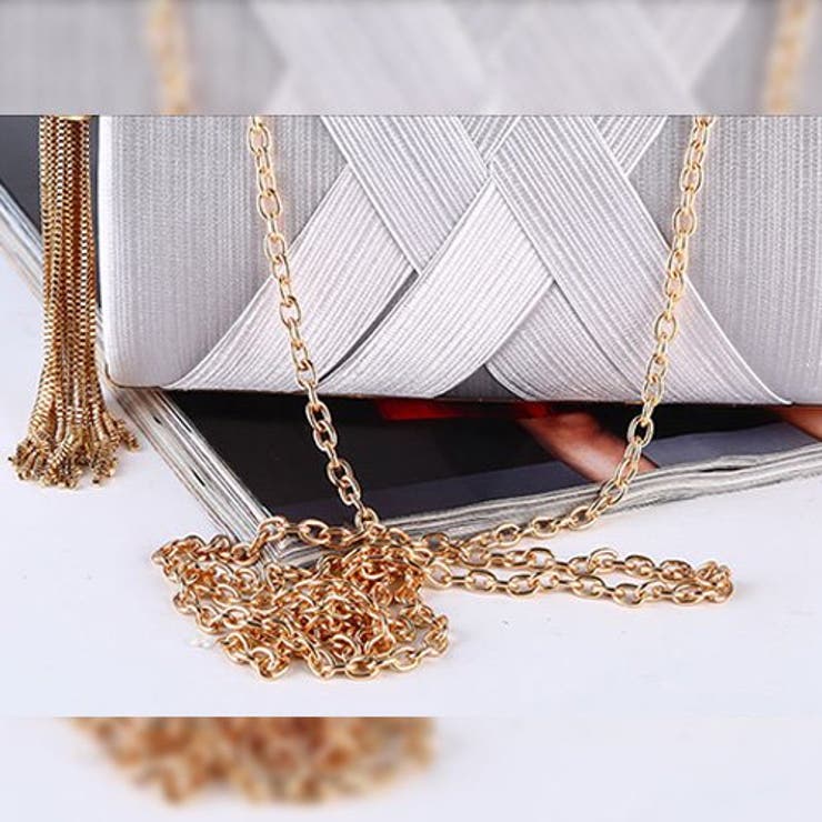 タッセルチェーンが揺れるパーティーバッグ(CLUTCH BAG) | GRAXIA | 詳細画像6 