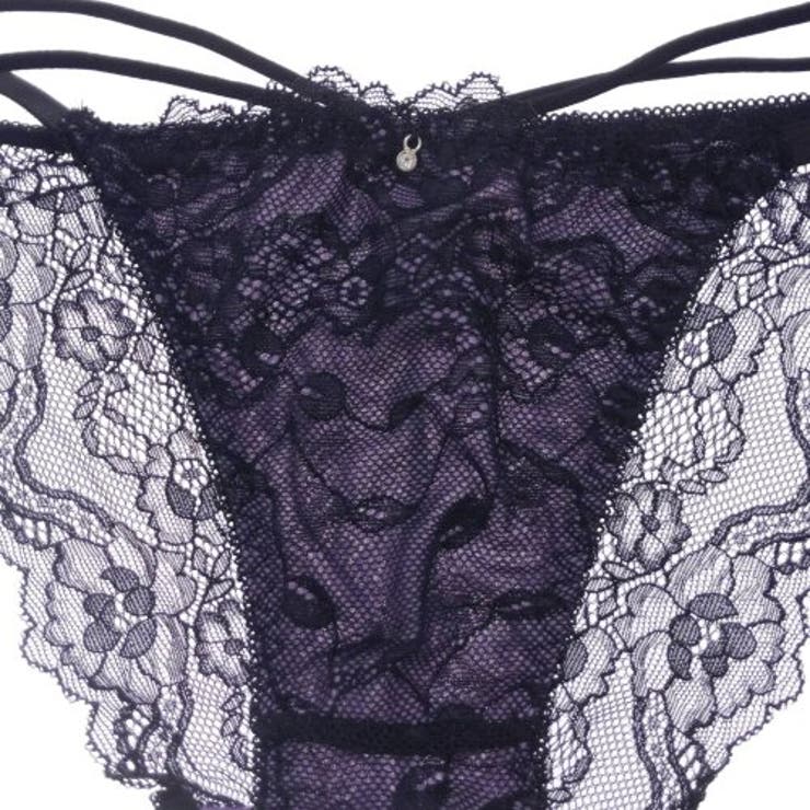 大花柄のエンブロイダリーレースのブラ・ショーツセット（ブラセット） | GRAXIA | 詳細画像16 