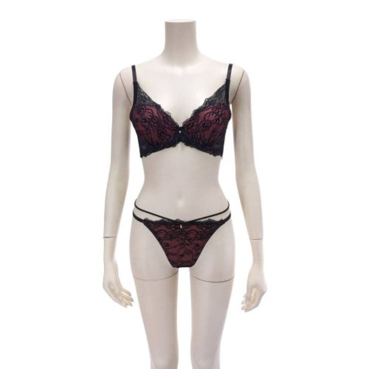 大花柄のエンブロイダリーレースのブラ・ショーツセット（ブラセット） | GRAXIA | 詳細画像6 