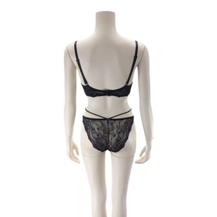 大花柄のエンブロイダリーレースのブラ・ショーツセット（ブラセット） | GRAXIA | 詳細画像9 
