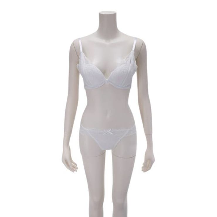 ソフトなレース使いでデイリーにも使えそうなブラ・ショーツセット（ブラセット） | GRAXIA | 詳細画像8 