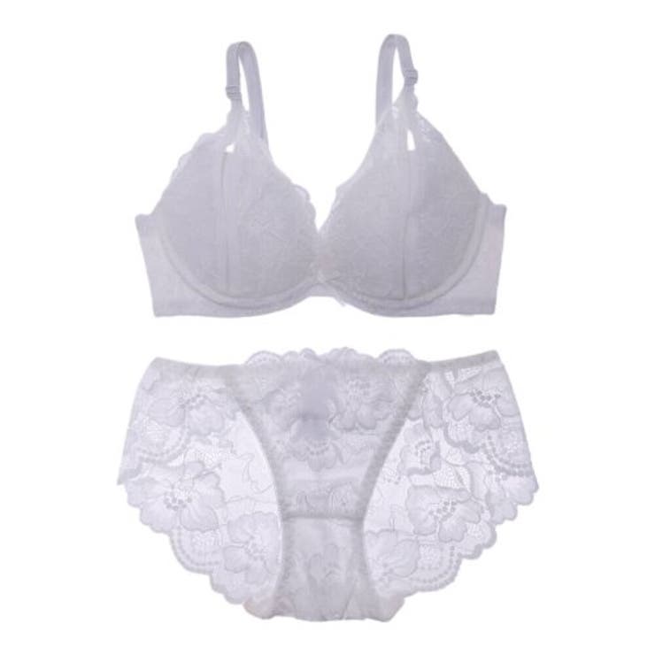 ソフトなレース使いでデイリーにも使えそうなブラ・ショーツセット（ブラセット） | GRAXIA | 詳細画像10 
