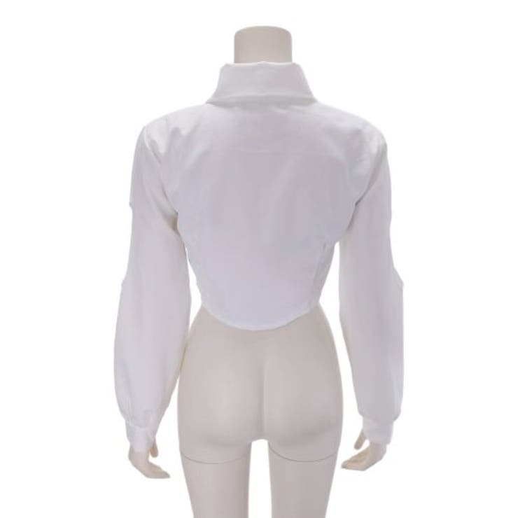 アームオープンクロップド丈シャツ(TOPS)[品番：GXAW0002850