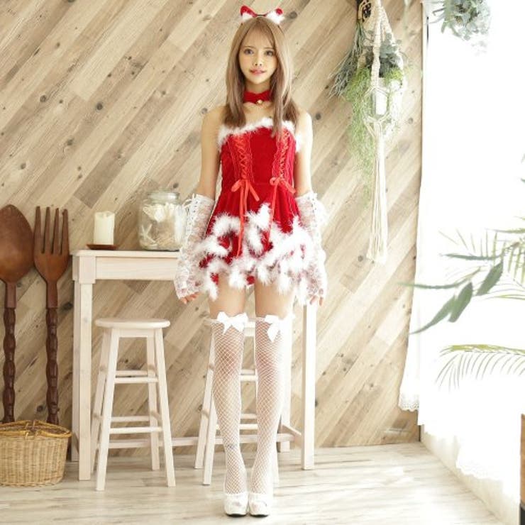 ファーの縁取りがかわいいミニワンピサンタガール風コスプレ(COSPLAY) | GRAXIA | 詳細画像7 