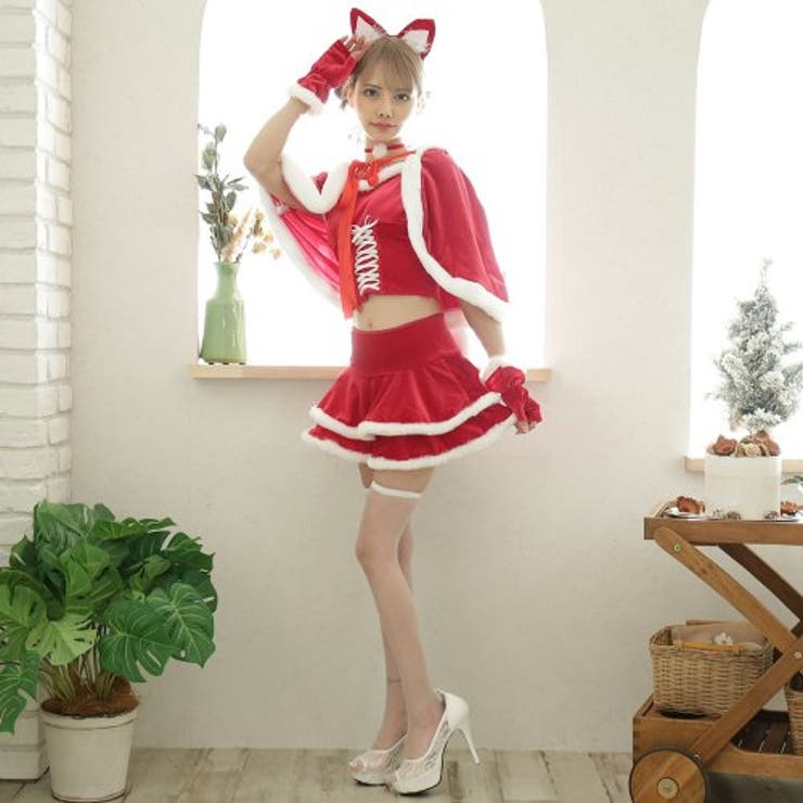 かわいいフレアスカートのサンタガール風コスプレ(COSPLAY) | GRAXIA | 詳細画像2 