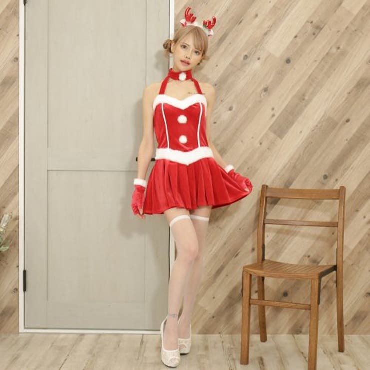 ホルターネックでセクシーに肌魅せのサンタガール風コスプレ(COSPLAY) | GRAXIA | 詳細画像4 