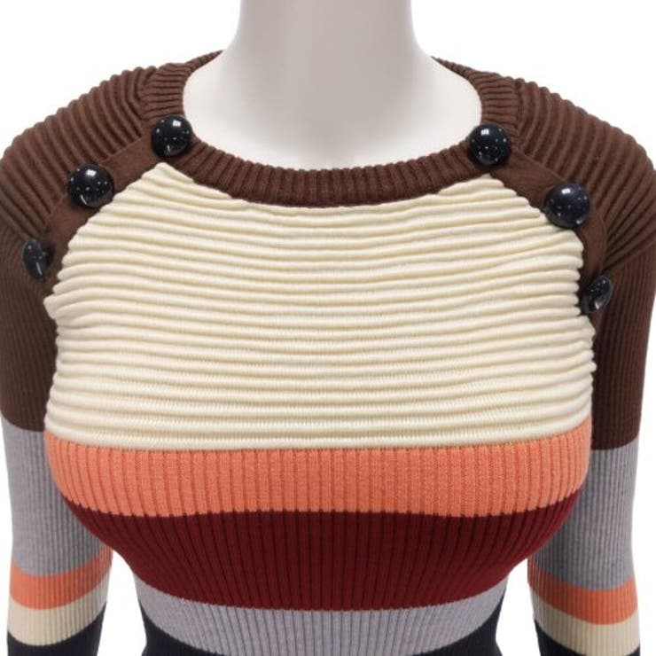 ノスタルジーなボーダーニットワンピース(キャバドレス CABARETDRESS) | GRAXIA | 詳細画像9 