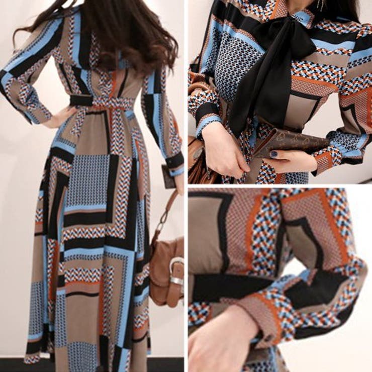 目を惹くマルチカラーの大人ワンピース(キャバドレス・CABARETDRESS) | GRAXIA | 詳細画像6 