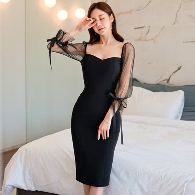 シフォンスリーブタイトワンピース(キャバドレス・CABARETDRESS) | GRAXIA | 詳細画像6 