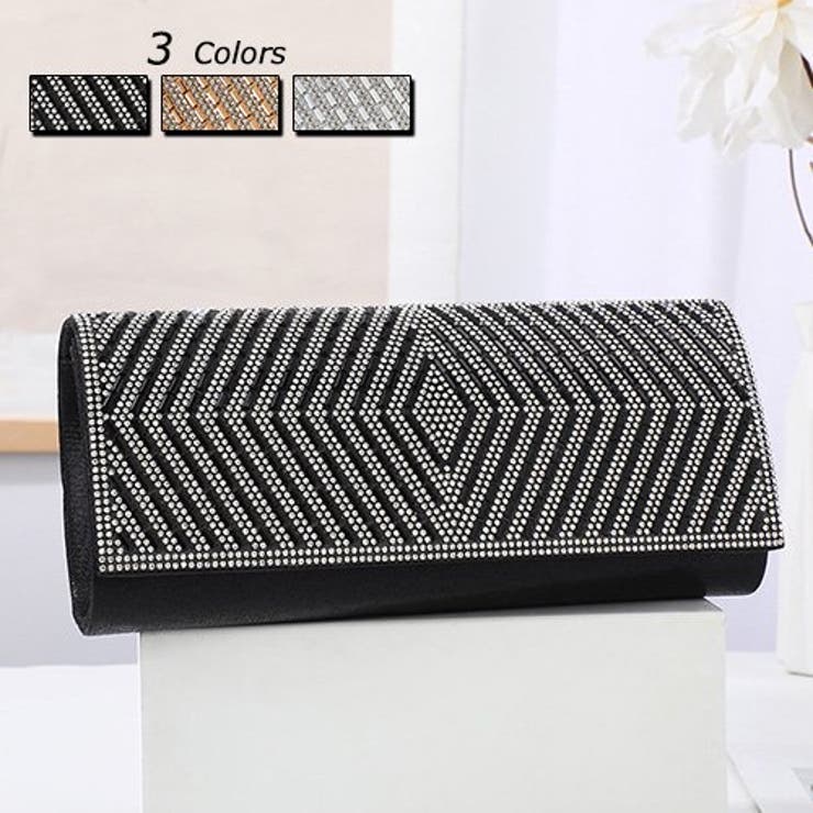 シャイニーな輝き放つロングクラッチバッグ(CLUTCH BAG) | GRAXIA | 詳細画像1 