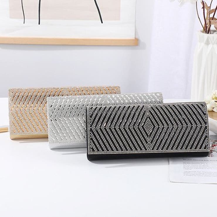 シャイニーな輝き放つロングクラッチバッグ(CLUTCH BAG) | GRAXIA | 詳細画像3 