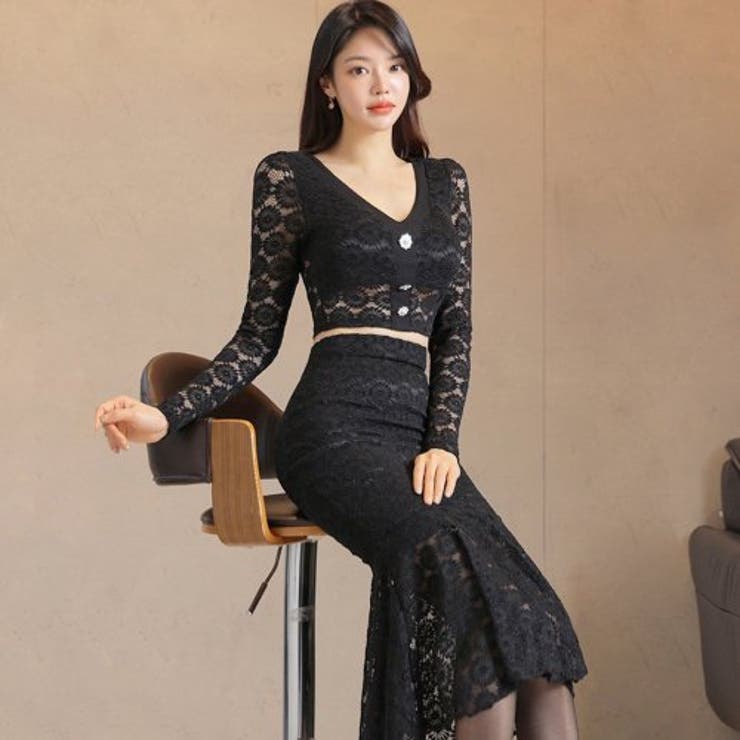 フラワービジュー長袖セットアップ(キャバドレス・CABARETDRESS) | GRAXIA | 詳細画像6 