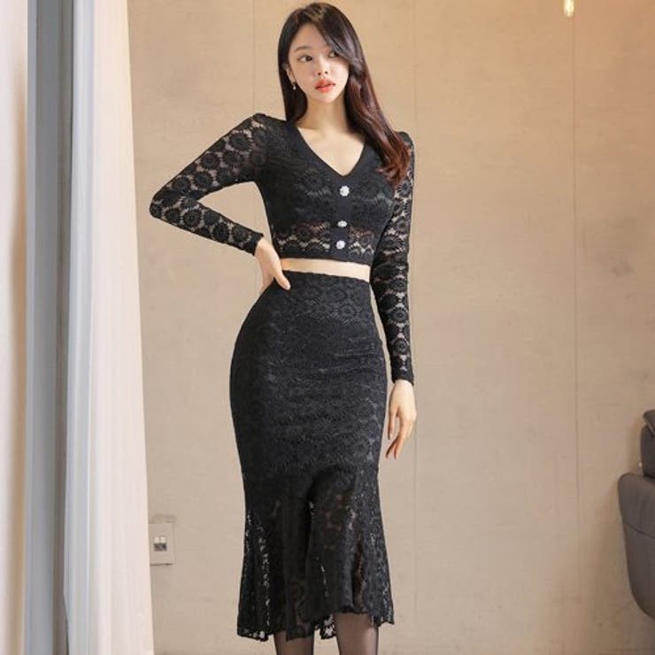 フラワービジュー長袖セットアップ(キャバドレス・CABARETDRESS) | GRAXIA | 詳細画像8 