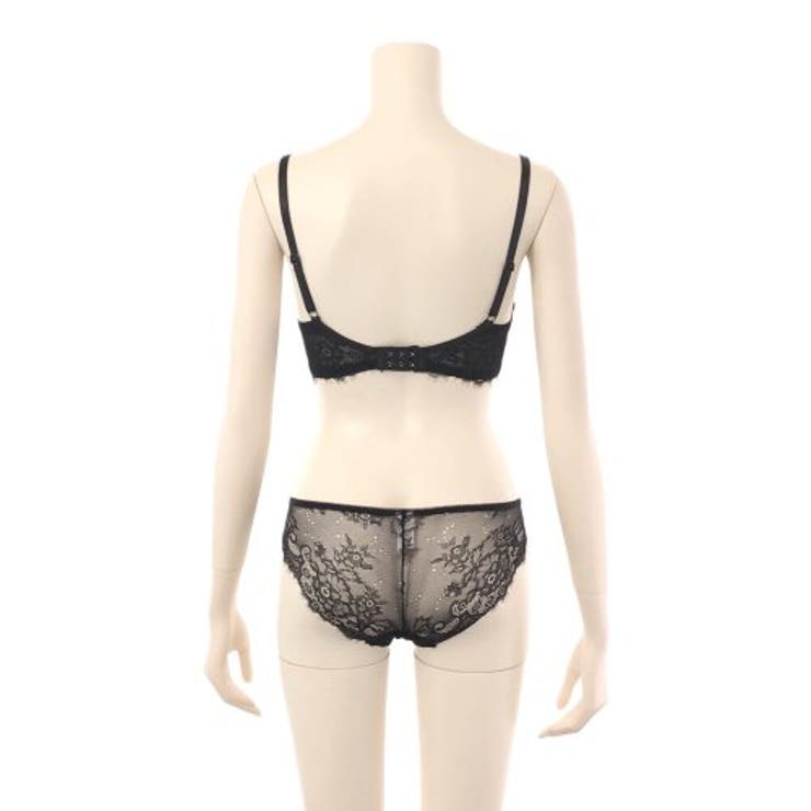 アイラッシュレースにシースルーがちょっぴり大人なブラ ショーツセット(ブラセット… | GRAXIA | 詳細画像10 