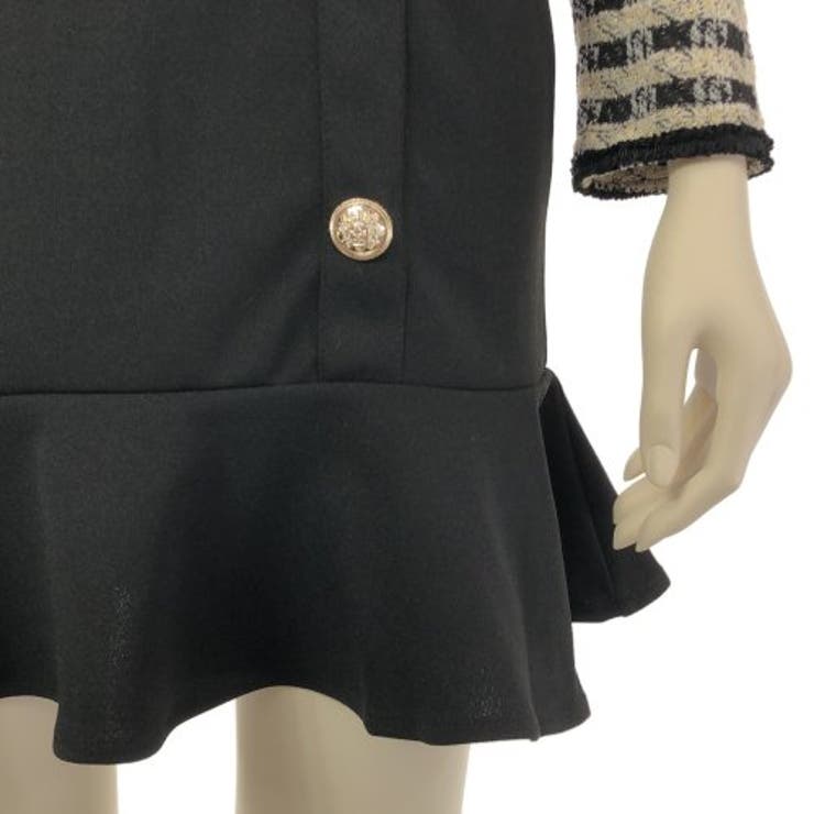 ウエスト切り替えツイードタイトミニワンピース | GRAXIA | 詳細画像13 