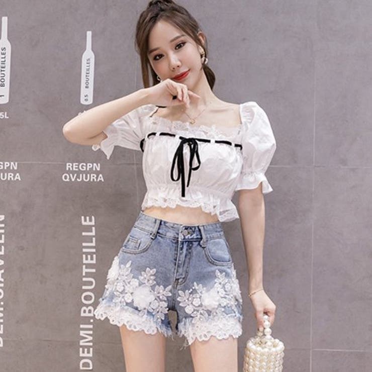 新品タグ付き!!激レアMARS Sugar Glossデニムショートパンツレース 新品タグ付き!!激レアMARS Sugar Glossデニムショートパンツ