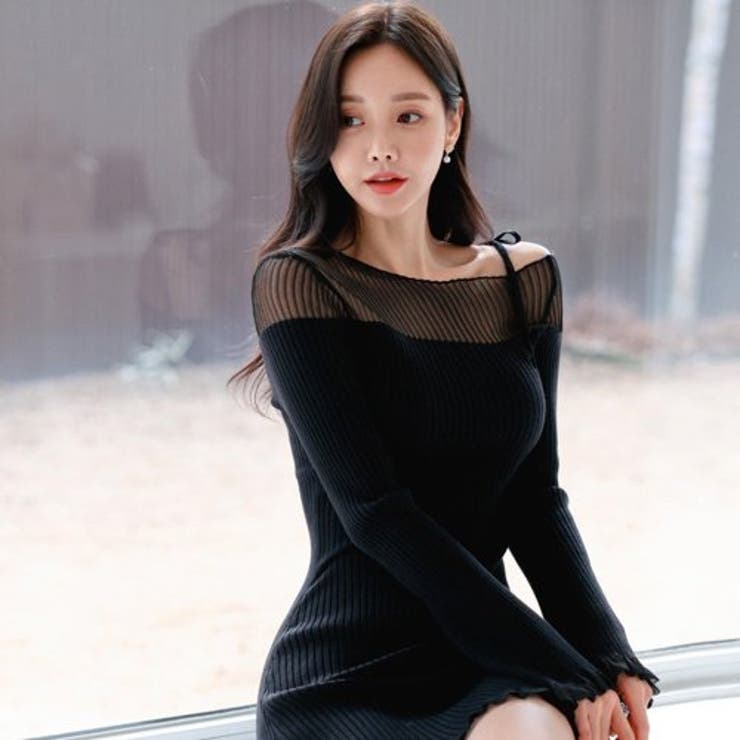 セール☆BCBG MAXAZRIA メタリックニットカクテルワンピース黒 30,000以上の高品質で最上級のロングドレスやミディアム