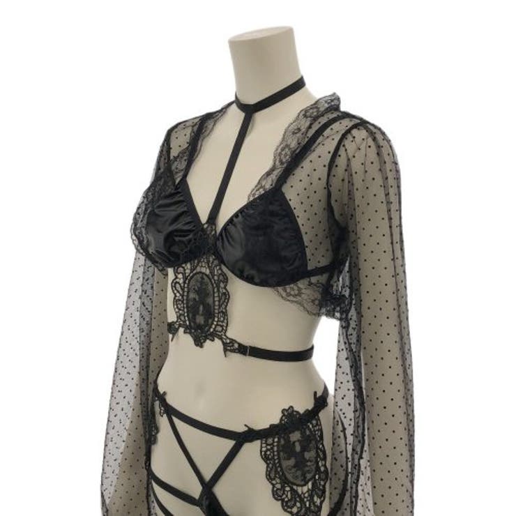 異色デザインが女度を上げるブラ・ショーツセット(セクシーランジェリー) | GRAXIA | 詳細画像13 