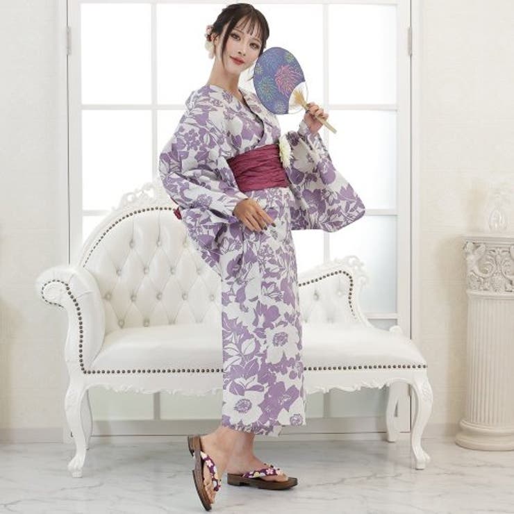 はかなさが恋しい薄紫のアネモネ浴衣3点セット(YUKATA) | GRAXIA | 詳細画像5 