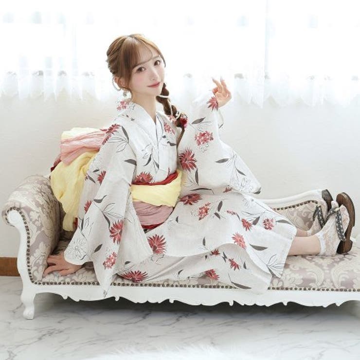 大和なでしこの純粋を纏う上品な撫子柄浴衣3点セット(YUKATA) | GRAXIA | 詳細画像7 