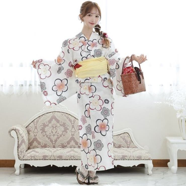 澄んだ心に愛愛しい梅が咲き誇る浴衣3点セット(YUKATA) | GRAXIA | 詳細画像2 