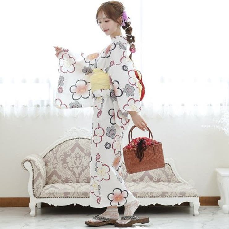 澄んだ心に愛愛しい梅が咲き誇る浴衣3点セット(YUKATA) | GRAXIA | 詳細画像3 