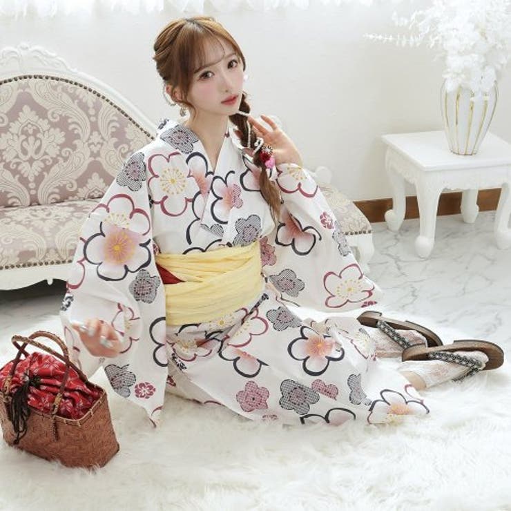 澄んだ心に愛愛しい梅が咲き誇る浴衣3点セット(YUKATA) | GRAXIA | 詳細画像10 