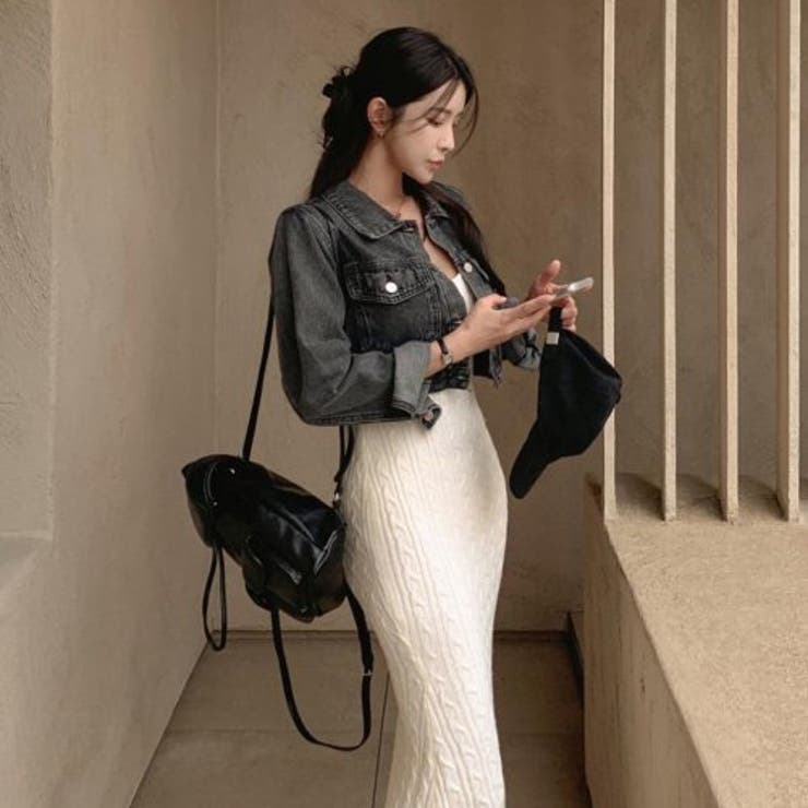 ケーブルニットロングワンピース(キャバドレス・CABARETDRESS) | GRAXIA | 詳細画像8 