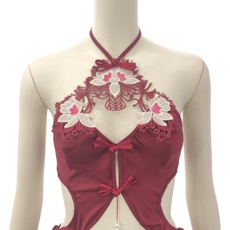 深紅の色合いが美しく舞う踊り子風コスプレ(セクシーコスプレ) | GRAXIA | 詳細画像10 