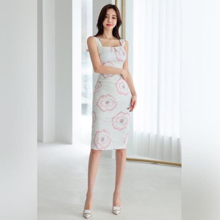 ボタニカル柄ベアトップタイトワンピース(キャバドレス CABARETDRESS) | GRAXIA | 詳細画像8 