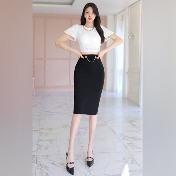 クロップド丈トップスとタイトスカートのセットアップ(キャバドレス CABARET… | GRAXIA | 詳細画像5 