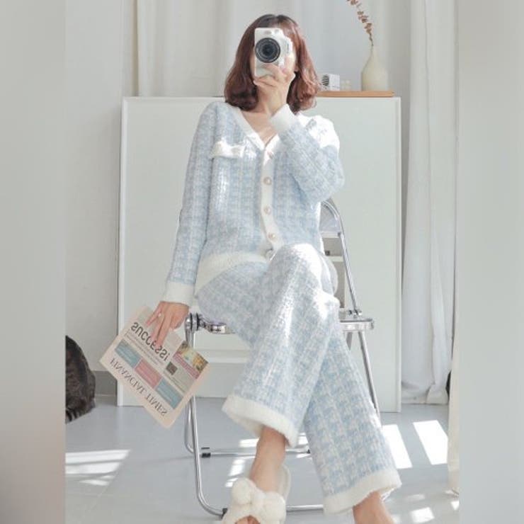 千鳥柄がこなれ感のあるルームウェア(ROOMWEAR) | GRAXIA | 詳細画像7 