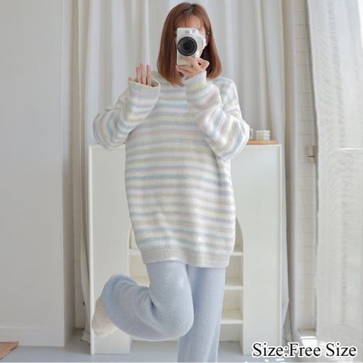 キャンディーカラープルオーバーセットアップルームウェア(ROOMWEAR) | GRAXIA | 詳細画像1 
