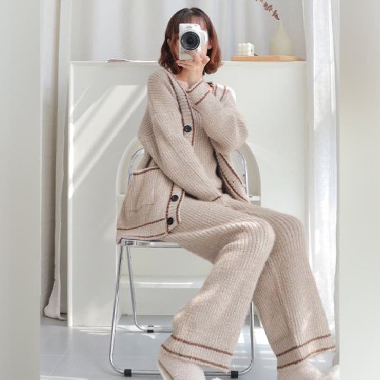 まるでカプチーノのようなクラシックな３点セットルームウェア(ROOMWEAR) | GRAXIA | 詳細画像7 