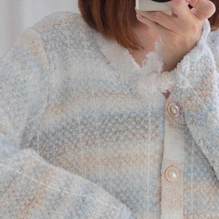 フリンジがこなれ感のあるツイード風ルームウェア(ROOMWEAR) | GRAXIA | 詳細画像6 