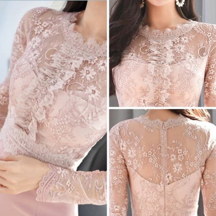 レース切り替えミディ丈ワンピース(キャバドレス・CABARETDRESS) | GRAXIA | 詳細画像6 