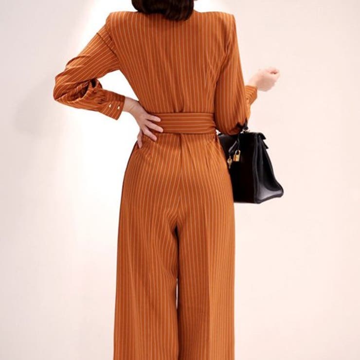 ペンシルストライプワイドパンツオールインワン(キャバスーツ CABARETSUI… | GRAXIA | 詳細画像5 