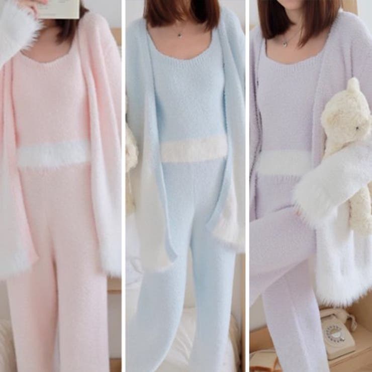 触れたくなるようなふんわりシャギーが可愛らしいニットルームウェア | GRAXIA | 詳細画像2 