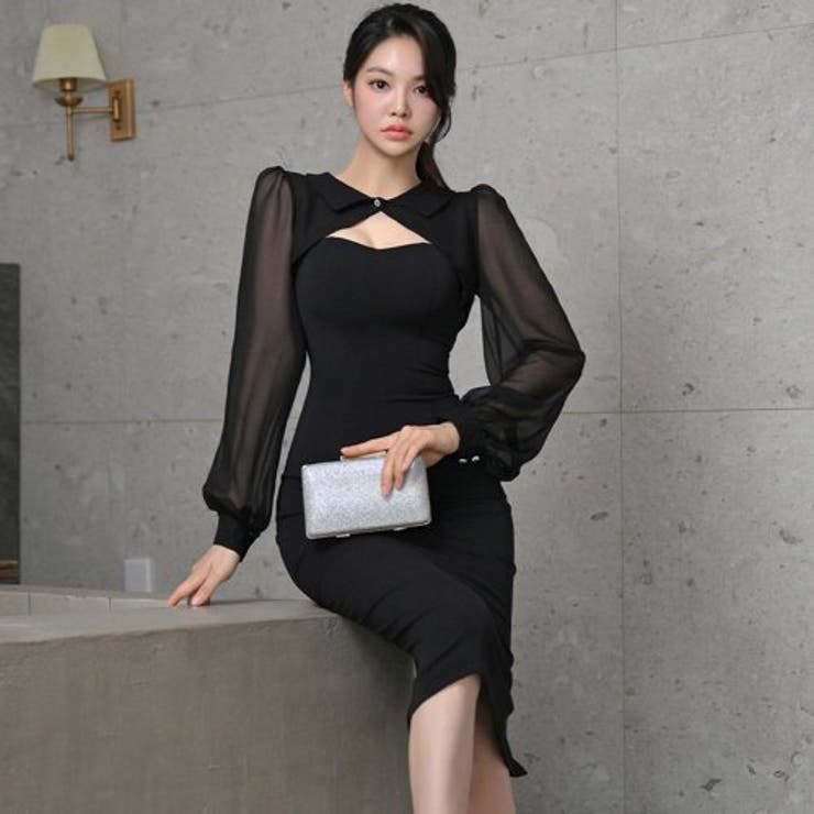 フロントオープンシアースリーブワンピース(キャバドレス CABARETDRESS… | GRAXIA | 詳細画像9 