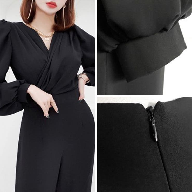 ギャザーカシュクールワイドオールインワン(キャバスーツ CABARETSUIT) | GRAXIA | 詳細画像6 