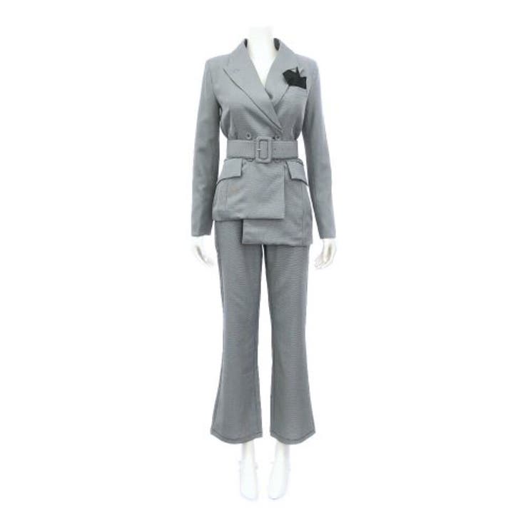 千鳥柄アシンメトリーセミフレアセットアップ | GRAXIA | 詳細画像11 