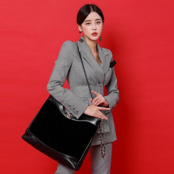 千鳥柄アシンメトリーセミフレアセットアップ | GRAXIA | 詳細画像6 