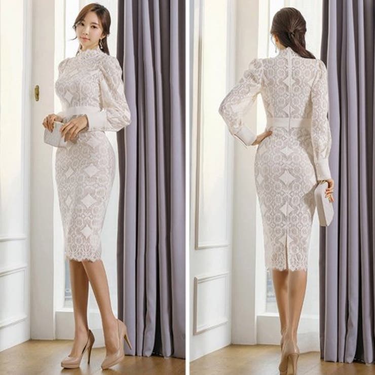 クラシカル総レースペンシルドレス(キャバドレス・CABARETDRESS) | GRAXIA | 詳細画像3 